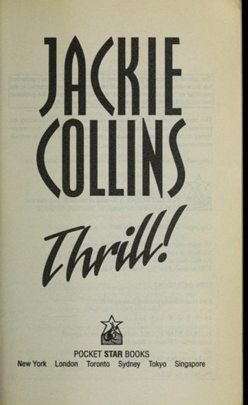 Thrill! front cover by Jackie Collins, ISBN: 0671020943