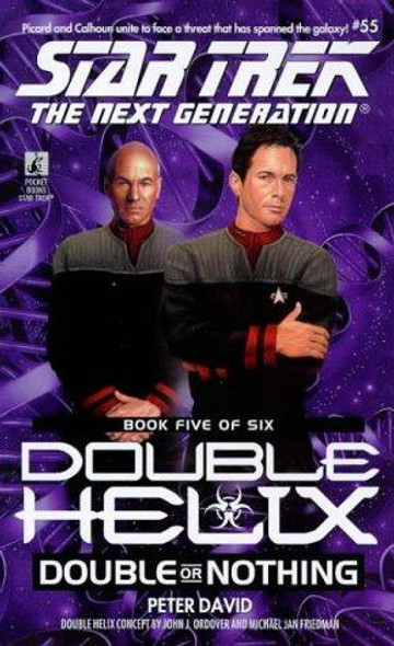 Double or Nothing (Star Trek the Next Generation: Double Helix, Book 5) front cover by Peter David, ISBN: 0671034782