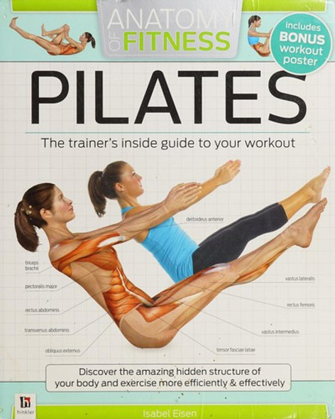 Anatomy of Fitness Pilates With Poster front cover by Isabel Eisen, ISBN: 1743677286
