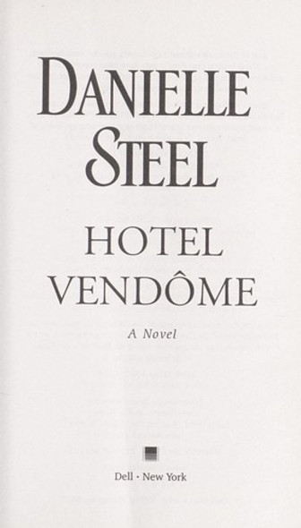 Hotel Vendome front cover by Danielle Steel, ISBN: 0440245206