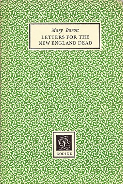 Letters for the New England Dead front cover by Mary Baron, ISBN: 0879230835