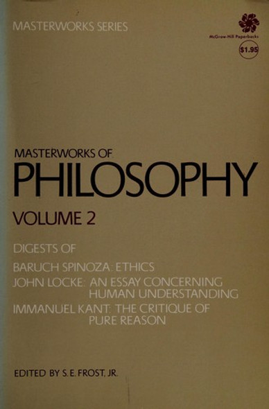 Masterworks of Philosophy, Volume 2 front cover by Alvin S. Johnson, ISBN: 0070408025