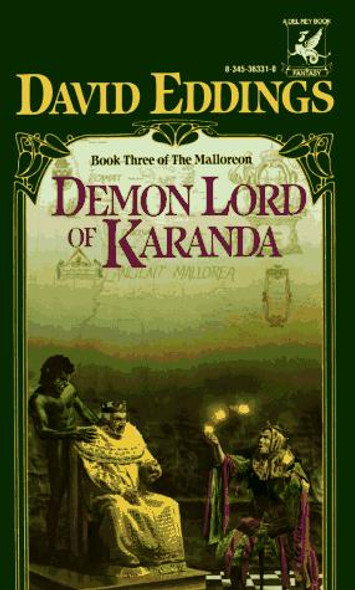 Demon Lord of Karanda 3 Malloreon front cover by David Eddings, ISBN: 0345363310