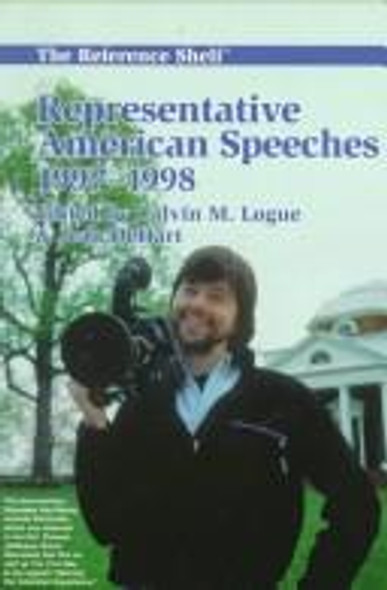 Representative American Speeches 1997-1998 front cover by Calvin M. Logue, Jean DeHart, ISBN: 082420946X