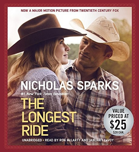 The Longest Ride (Audio CD) front cover by Nicholas Sparks, ISBN: 1478952997