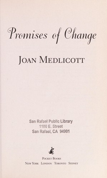 Promises of Change (Covington) front cover by Joan Medlicott, ISBN: 1416524584