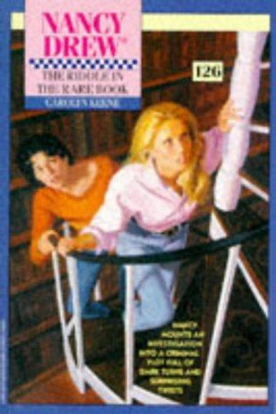 The Riddle In the Rare Book 126 Nancy Drew front cover by Carolyn Keene, ISBN: 0671872095