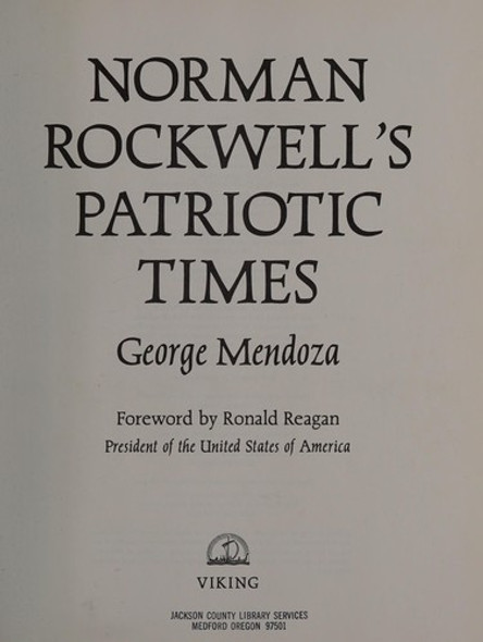 Norman Rockwell's America front cover by George Mendoza, ISBN: 0670807338