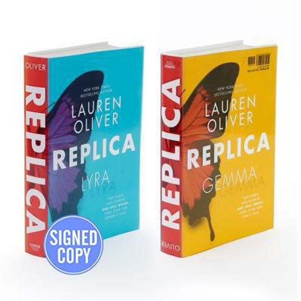 Replica (Signed Edition) front cover by Lauren Oliver, ISBN: 0062567306