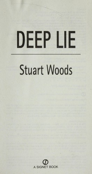Deep Lie (Will Lee) front cover by Stuart Woods, ISBN: 0451227743