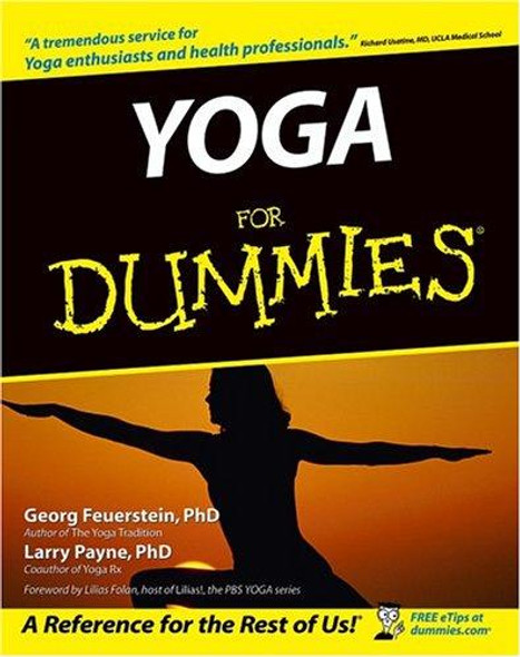 Yoga for Dummies front cover by Georg Feuerstein, Larry Payne, ISBN: 0764551175