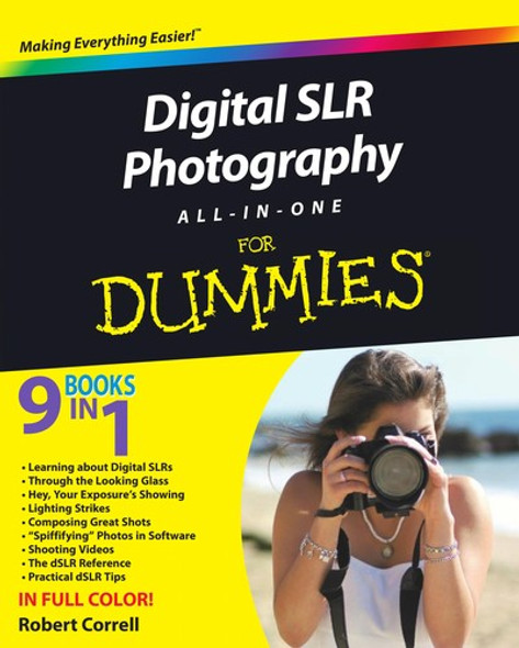 Digital SLR Photography All-in-One For Dummies front cover by Robert Correll, ISBN: 0470768789