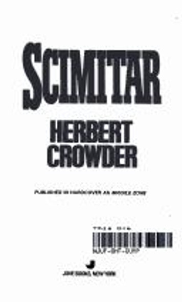 Scimitar front cover by Herbert Crowder, ISBN: 0515109754