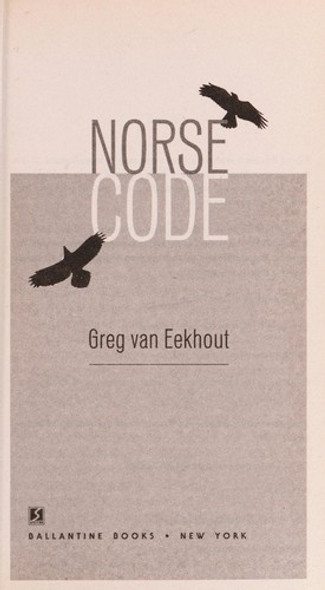 Norse Code: A Novel front cover by Greg Van Eekhout, ISBN: 0553592130