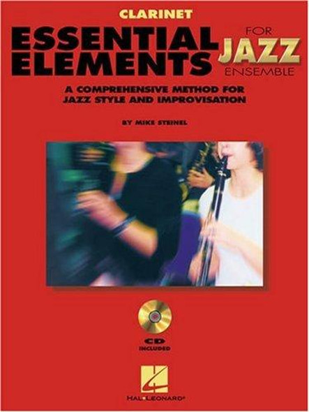 Essential Elements For Jazz Clarinet  front cover by Mike Steinel , ISBN: 063402986X
