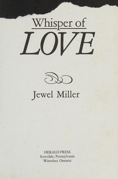 Whisper of Love front cover by Jewel Miller, ISBN: 0836135709