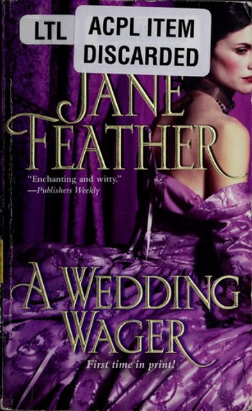 A Wedding Wager front cover by Jane Feather, ISBN: 1439145253