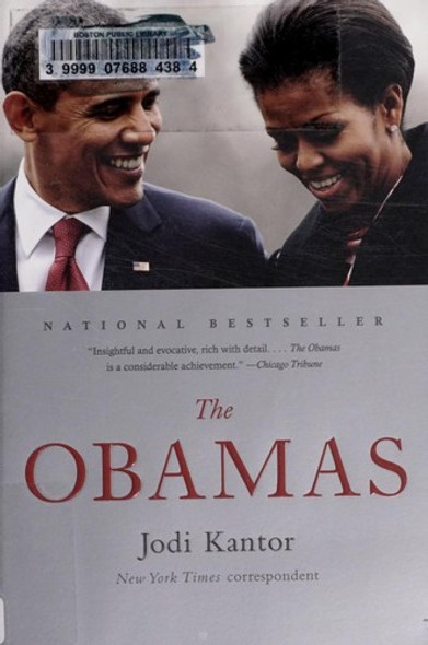 The Obamas front cover by Jodi Kantor, ISBN: 0316098752