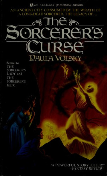 Sorcerer's Curse front cover by Paula Volsky, ISBN: 044144458X