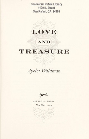 Love and Treasure front cover by Ayelet Waldman, ISBN: 0385533543