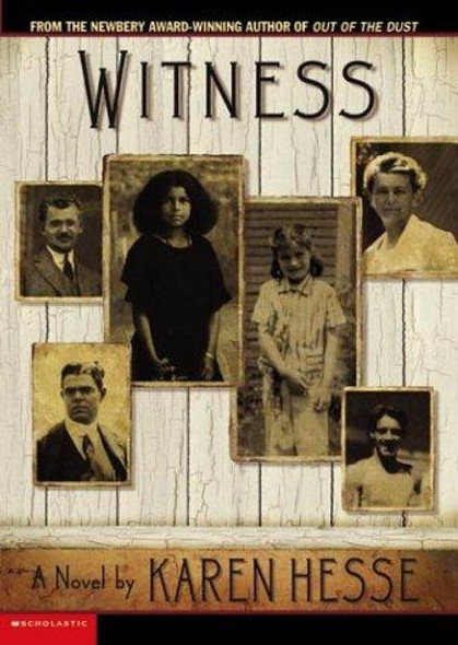 Witness front cover by Karen Hesse, ISBN: 0439272009