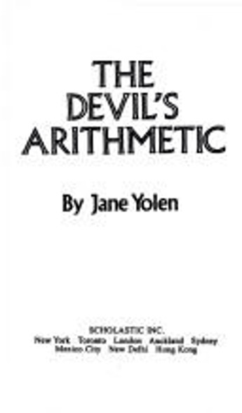 The Devil's Arithmetic front cover by Jane Yolen, ISBN: 0590965786