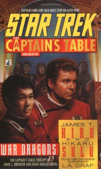 War Dragons 1 Star Trek: The Captain's Table front cover by L. A. Graf, ISBN: 0671014633