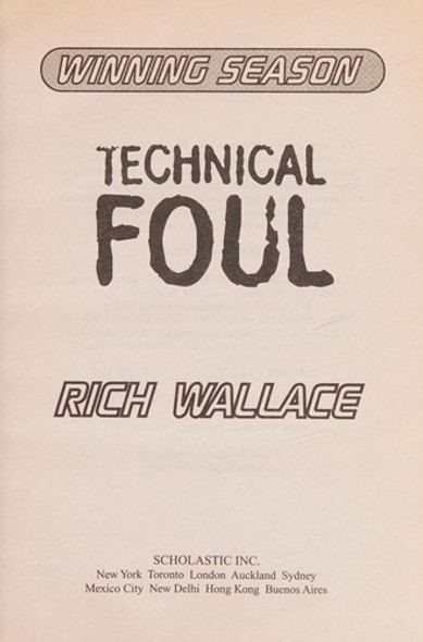 Technical Foul 2 Winning Season front cover by Rich Wallace, ISBN: 0439802407