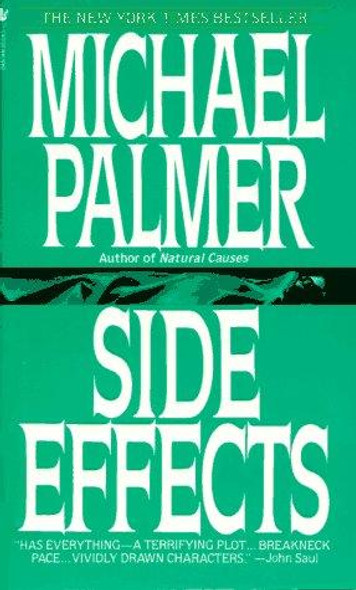 Side Effects front cover by Michael Palmer, ISBN: 0553276182