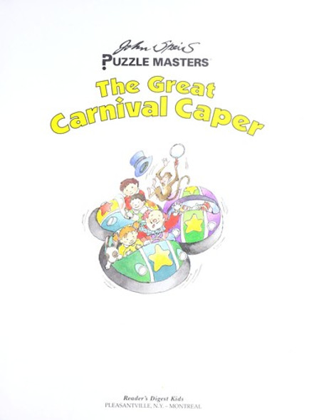 The Great Carnival Caper (Puzzle Masters) front cover by John Speirs, ISBN: 0895774534