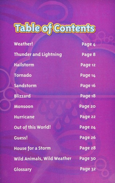 Storms (National Geographic Kids Science Readers, Level 1) front cover by Miriam Busch Goin, ISBN: 0545342430