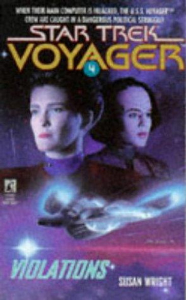 Violations (Star Trek Voyager, No 4) front cover by Susan Wright, ISBN: 0671520466