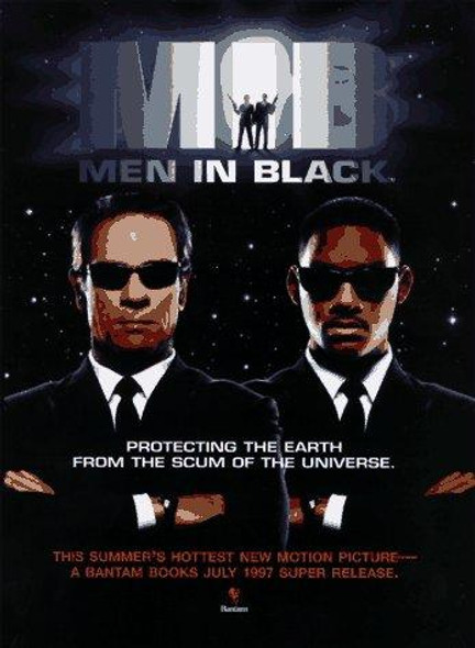 Men In Black front cover by Steve Perry, Lowell Cunningham, Ed Solomon, ISBN: 0553577565