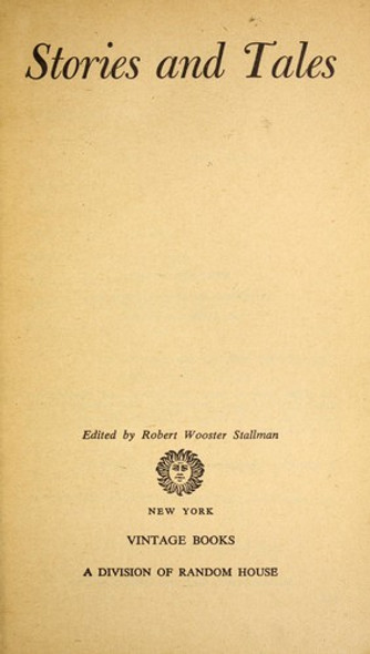 Stories and Tales front cover by Stephen Crane, ISBN: 0394700104