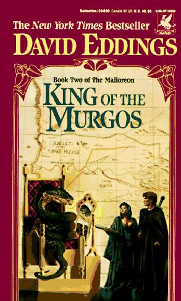 King of the Murgos 2 Malloreon front cover by David Eddings, ISBN: 0345358805