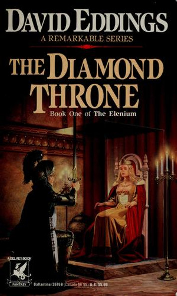 The Diamond Throne 1 Elenium front cover by David Eddings, Leigh Eddings, ISBN: 0345367693