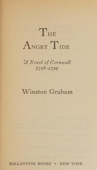 The Angry Tide 7 Poldark Saga front cover by Winston Graham, ISBN: 0345280466