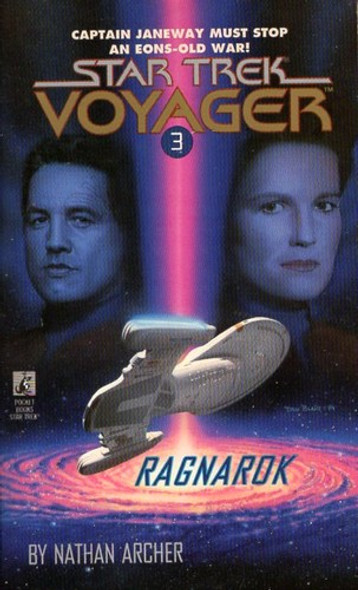 Ragnarok 3 Star Trek: Voyager front cover by Nathan Archer, ISBN: 067152044X