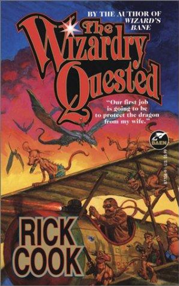 The Wizardry Quested front cover by Rick Cook, ISBN: 0671877089