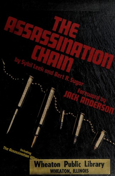 The Assassination Chain front cover by Sybil Leek, Bert R. Sugar, ISBN: 0498019829