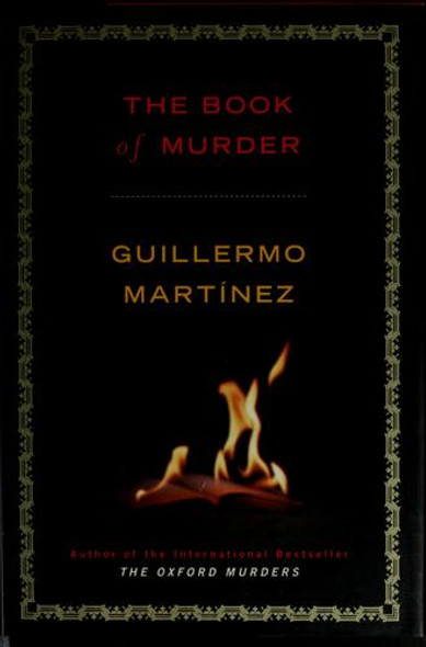 The Book of Murder front cover by Guillermo Martinez, ISBN: 0670019941