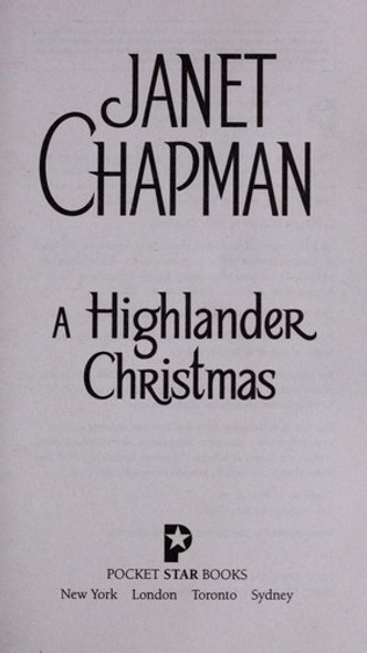 A Highlander Christmas front cover by Janet Chapman, ISBN: 1416595457