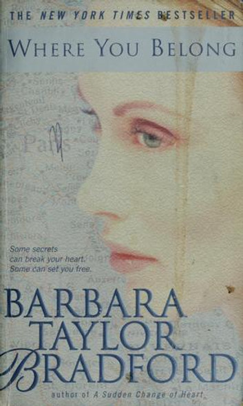 Where You Belong front cover by Barbara Taylor Bradford, ISBN: 0440235154