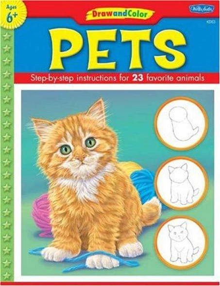 Pets: Step-by-step instructions for 23 favorite animals (Learn to Draw) front cover by Peter Mueller, ISBN: 1560108185