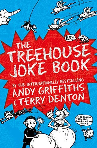 The Treehouse Joke Book front cover by J.K. Rowling, Jack Thorne, John Tiffany, ISBN: 1529030447