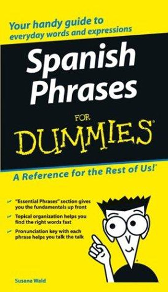 Spanish Phrases For Dummies front cover by Susana Wald, ISBN: 0764572040