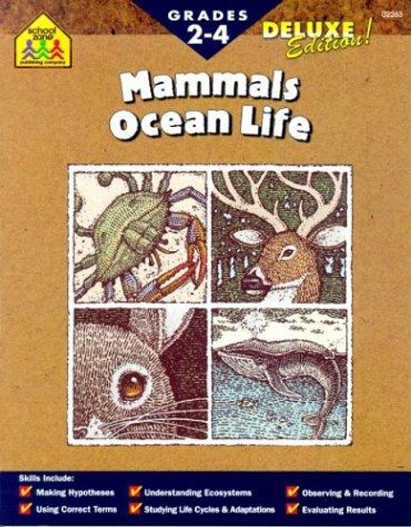 Mammals and Ocean Life front cover by School Zone, Joan Hoffman, Susan Bloom, Maggie Ronzani, ISBN: 0887438636