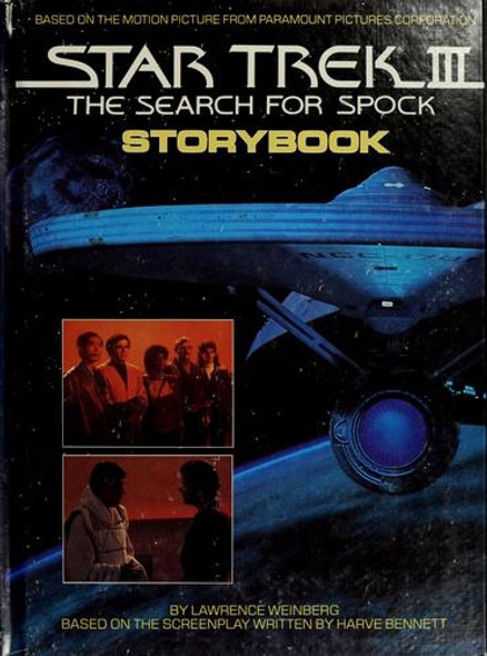Star Trek III: The Search for Spock Storybook front cover by Larry Weinberg, ISBN: 0671476629