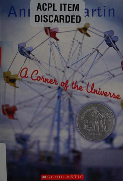 A Corner Of The Universe front cover by Ann M. Martin, ISBN: 0439388813