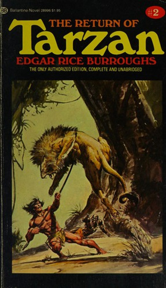 The Return of Tarzan 2 Tarzan front cover by Edgar Rice Burroughs, ISBN: 034528996x